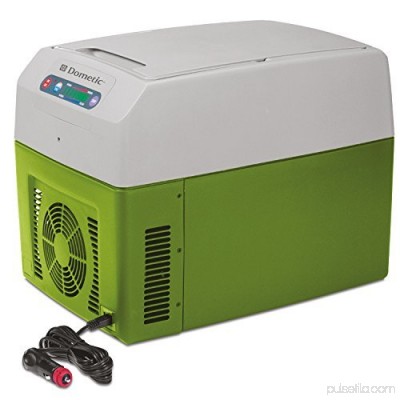 Dometic TC-14US Portable Thermo Electric Cooler/Warmer 15 Quart, Gray/Green